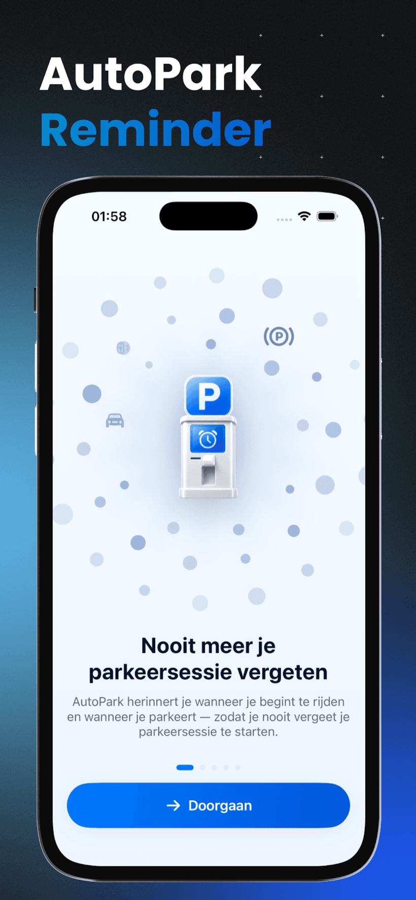 AutoPark Reminder — never forget to start your parking session